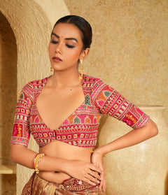 Blouse for sarees and lehengas