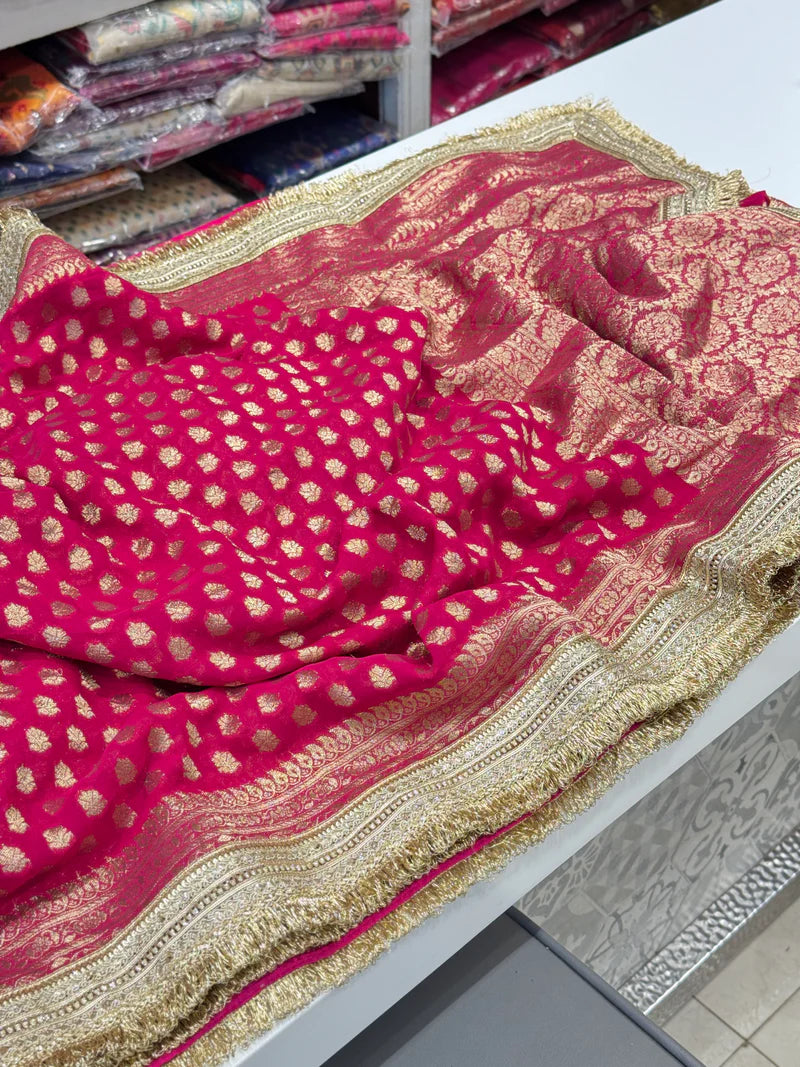 Rani Banarasi Khaddi Georgette Maharani Edit