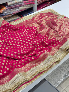 Rani Banarasi Khaddi Georgette Maharani Edit