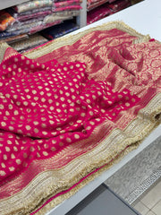 Rani Banarasi Khaddi Georgette Maharani Edit