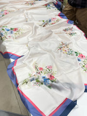 Designer satin saree