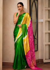 Gaji Silk Rasmandal Raibandhej Saree