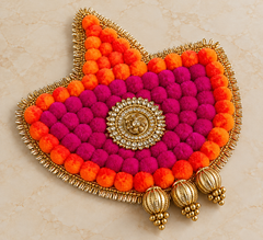 Royal Festive Diya Rangoli Mats with Set of Decorative Pooja Mats