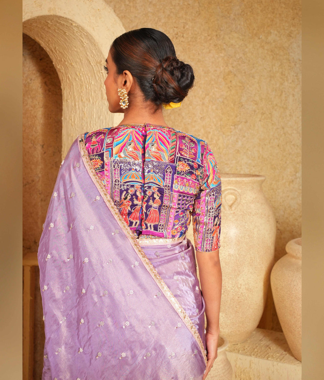 Handcrafted embroidered blouse