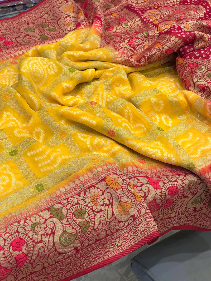 Traditional Indian wedding saree