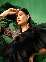 stitched blouse saree