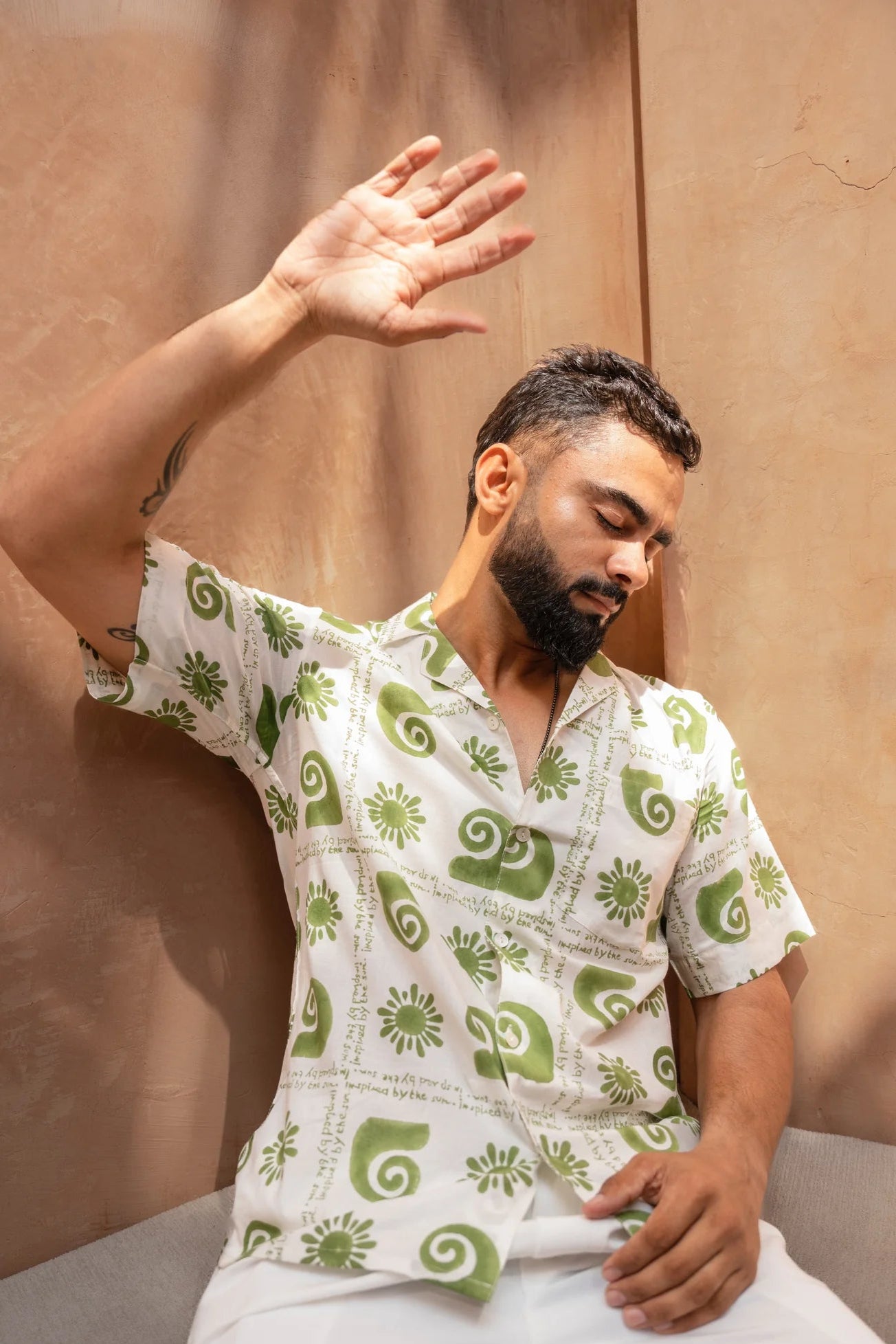 Amalfi Half-Sleeves Mens Shirt for Vacation