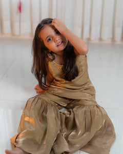 Elaichi Peda Sharara Set