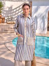 Aruba Striped Cotton Beige Tunic
