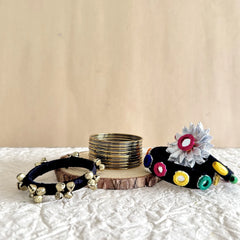 Zanzhar Traditional Bangle & Bracelet Combo Set