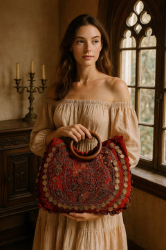 Bandhini Heritage Boho Handbag