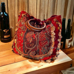 Bandhini Heritage Boho Handbag