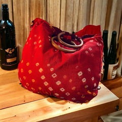 Bandhini Heritage Boho Handbag