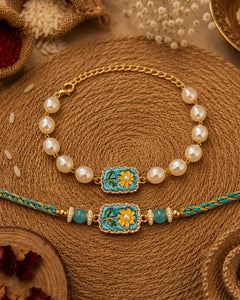 Raksha Bandhan Bhaiya Bhabhi Bracelet Set