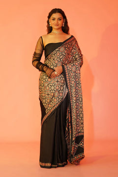 Modal satin saree