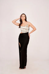 Black and Silver Harmony Dress