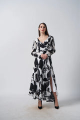 ankle length floral dress