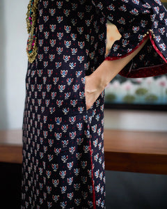 Jalaja Ajrakh Print Pure Cotton Kurta Set
