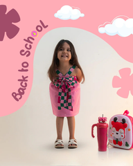 Blush Pink Bow-Accent Dress