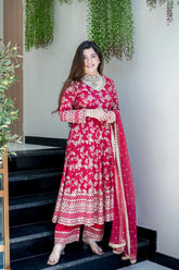 Brocade Meira Embroidered Anarkali Suit