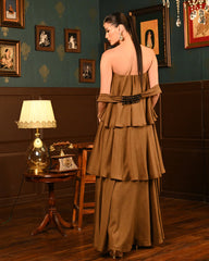 Festive Indian dress with dupatta