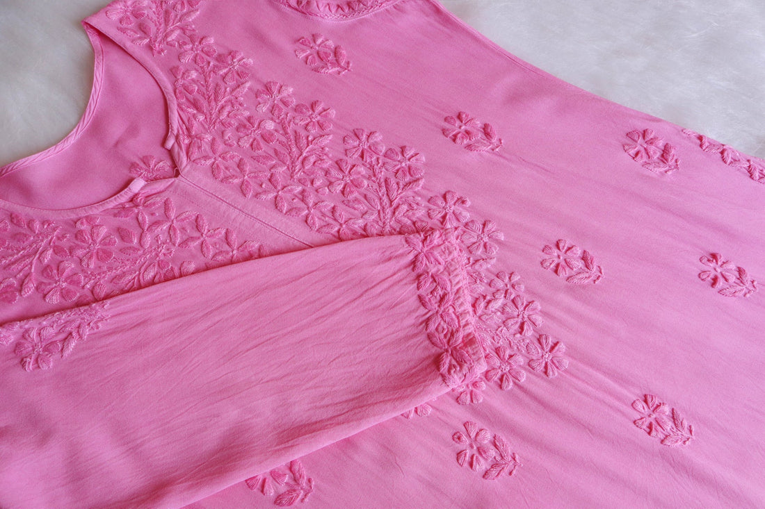 Baby Pink Grace Rayon Two-Piece Set