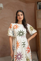 Colorful Sunlit Blossom Dress