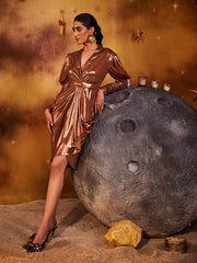 Copper Star Short Dress