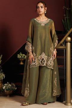 Zarqash Luxe Handwork Palazzo Set