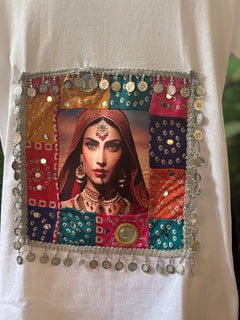 Desi Boho Patch T-Shirt