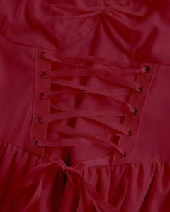 Elegant red dress