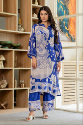 Indigo handmade Printed Co-ord Set