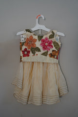 Girls Floral Multi Color Lehenga Set