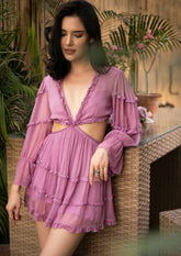 Love Bite Side Waist Cut Outs Dress