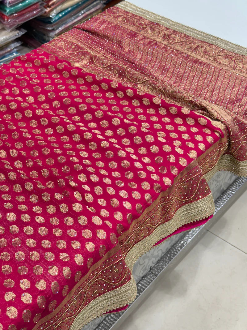 Handcrafted saree