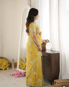 Kesari Maharani Embellished Saree