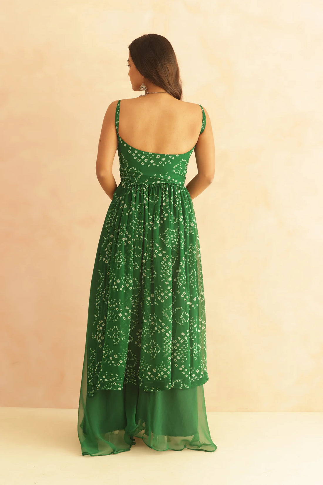 Royal Amethyst Bandhani Georgette Kurta Set