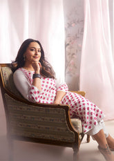 Solid A-Line Women's Long Kurta-White