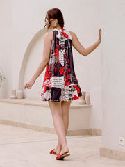 Halter neck summer dress