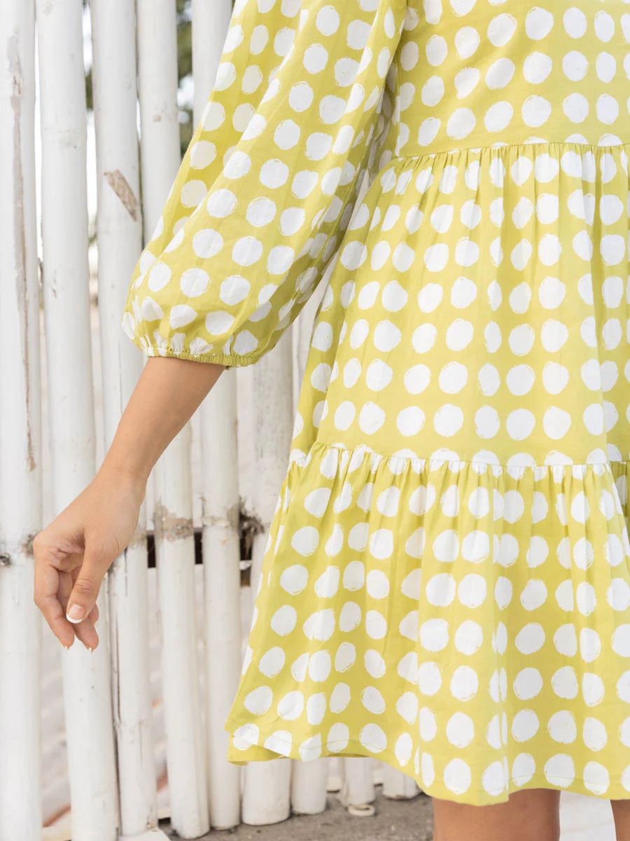 cotton midi dress