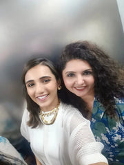 Zoom Floral Hand block Blazer Skirt Set