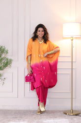 Rayon Dual Kaftan Co-Ord Set