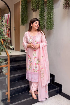 Savarna Hand Painted Suit