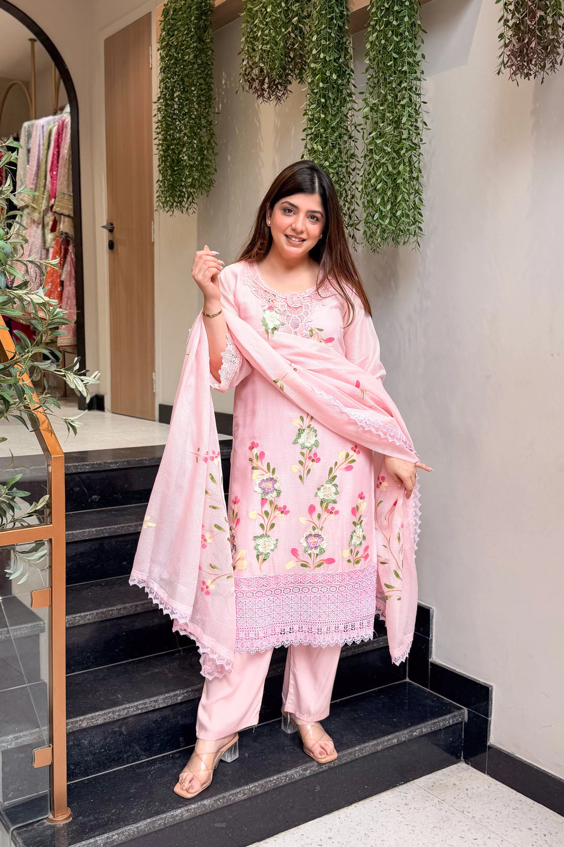 Savarna Hand Painted Suit