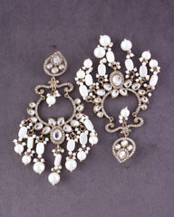 Pearl Rajveer Designer Chandbali Earrings