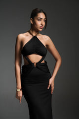 halter neck dress