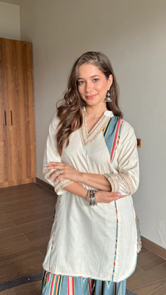 Ivory Ikat Harmony Co-Ord Set