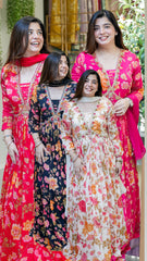 Ruhani Floral Anarkali Set
