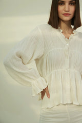 Loose-fit cotton shirt