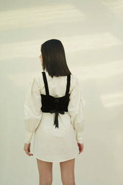 Soft velvet corset for parties